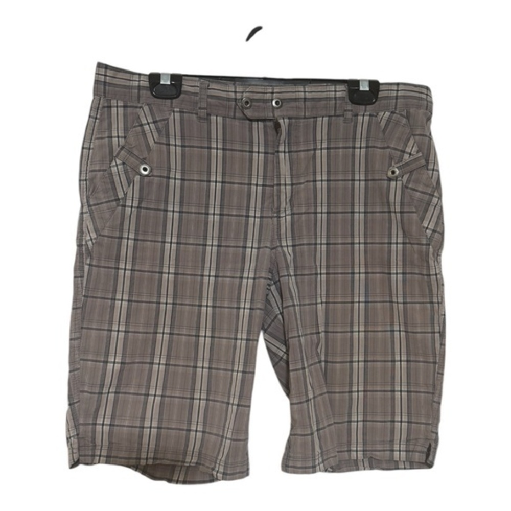 Columbia Womens Plaid Shorts Hiking Gorpcore Size 16